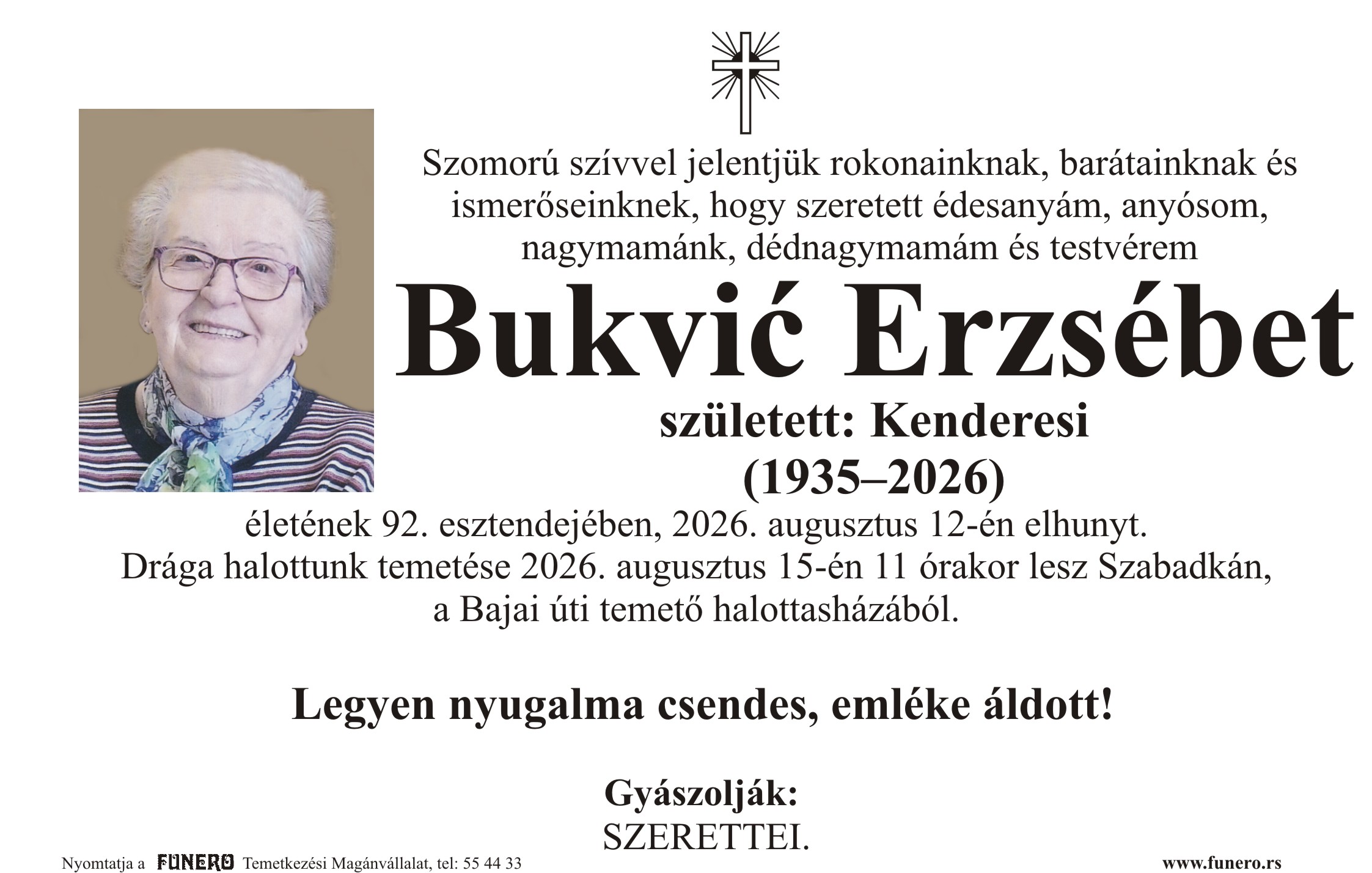 Bukvić Erzsébet