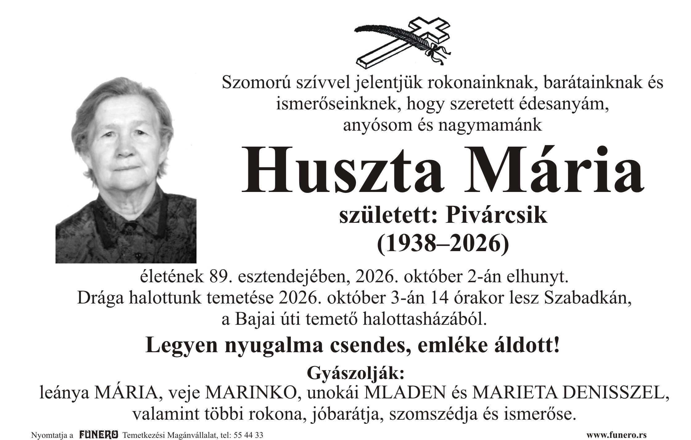 Huszta Mária