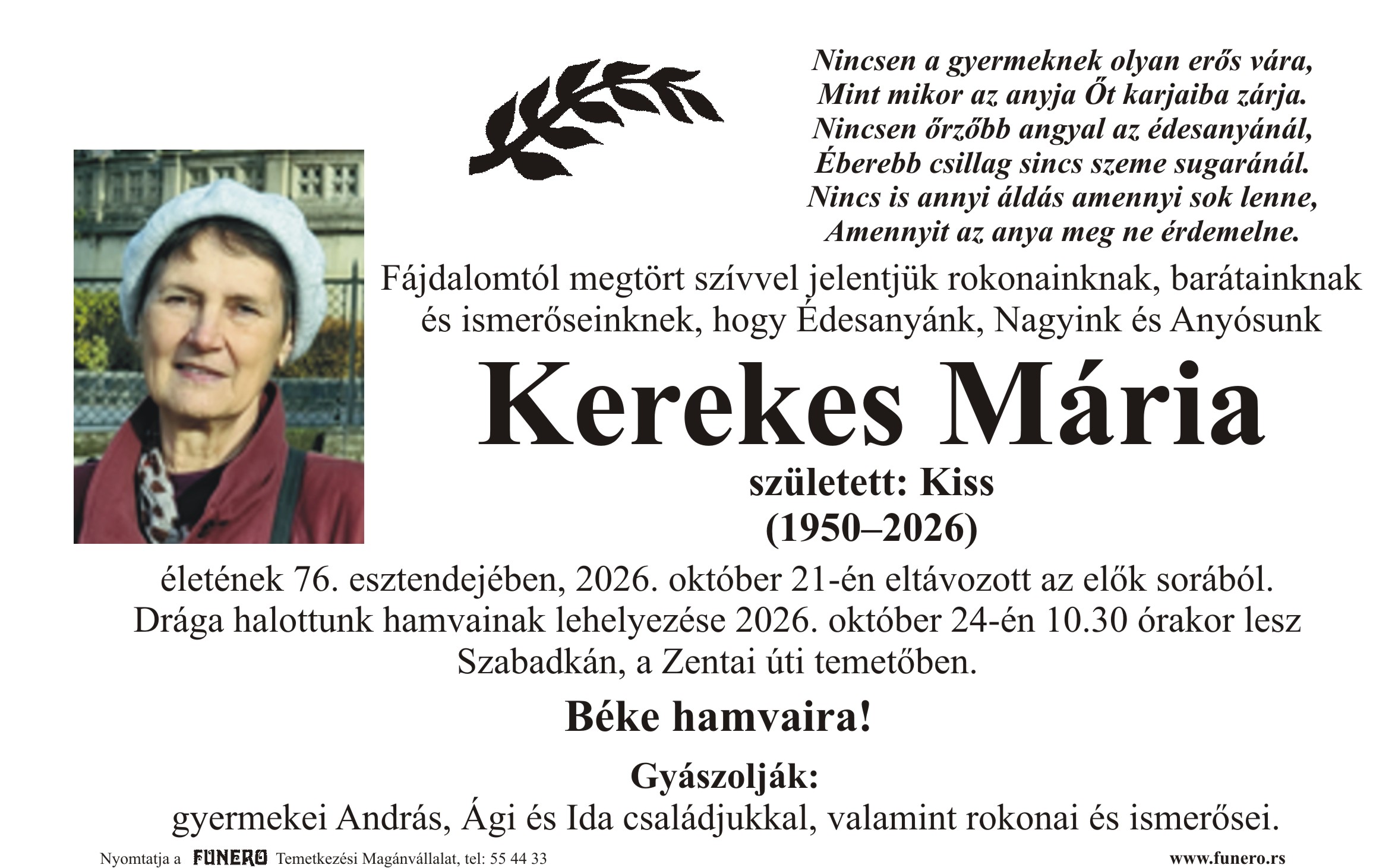 Kerekes Mária