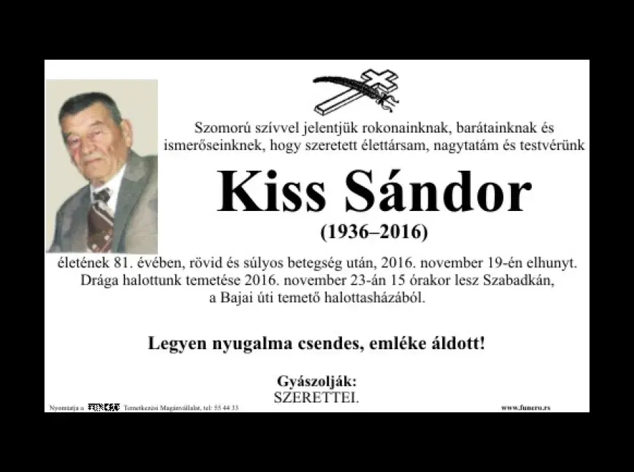 Kiss Sándor