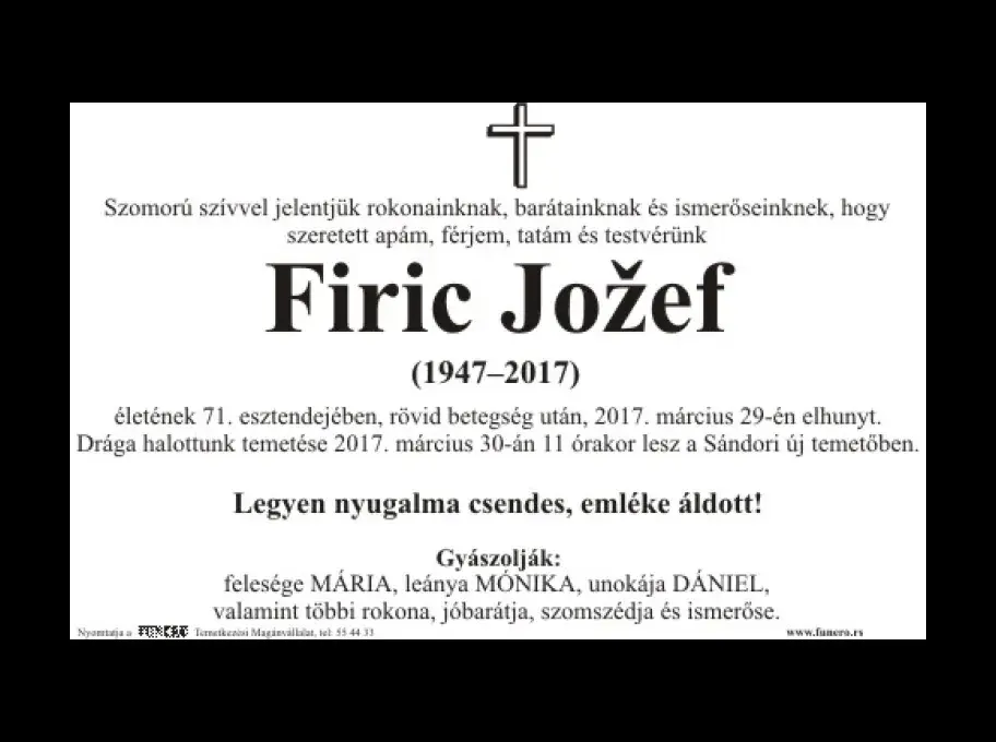 Firic Jožef