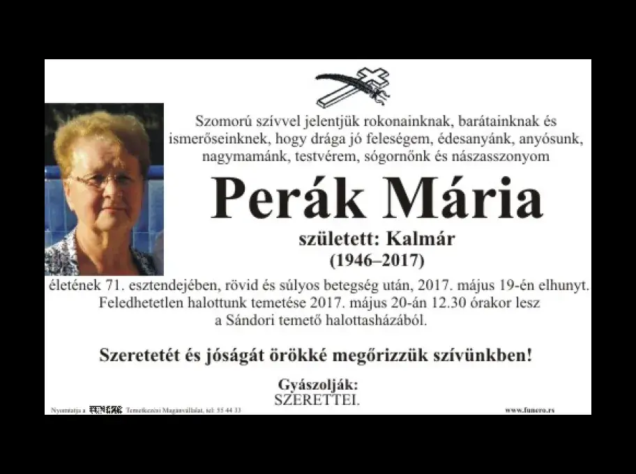 Perák Mária