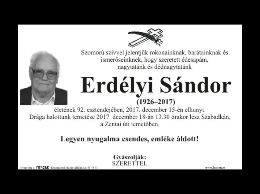 Erélyi Sándor