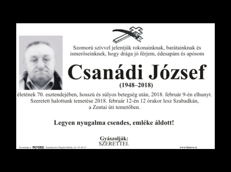 Csanádi József