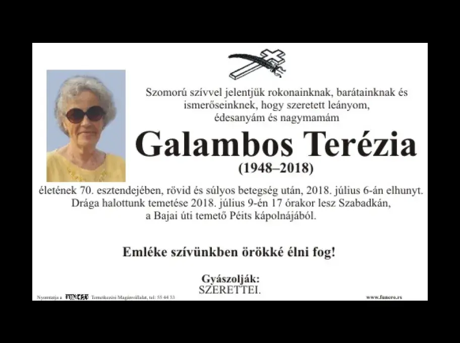 Galambos Terézia