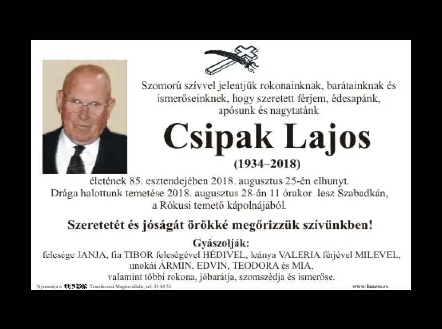 Csipak Lajos
