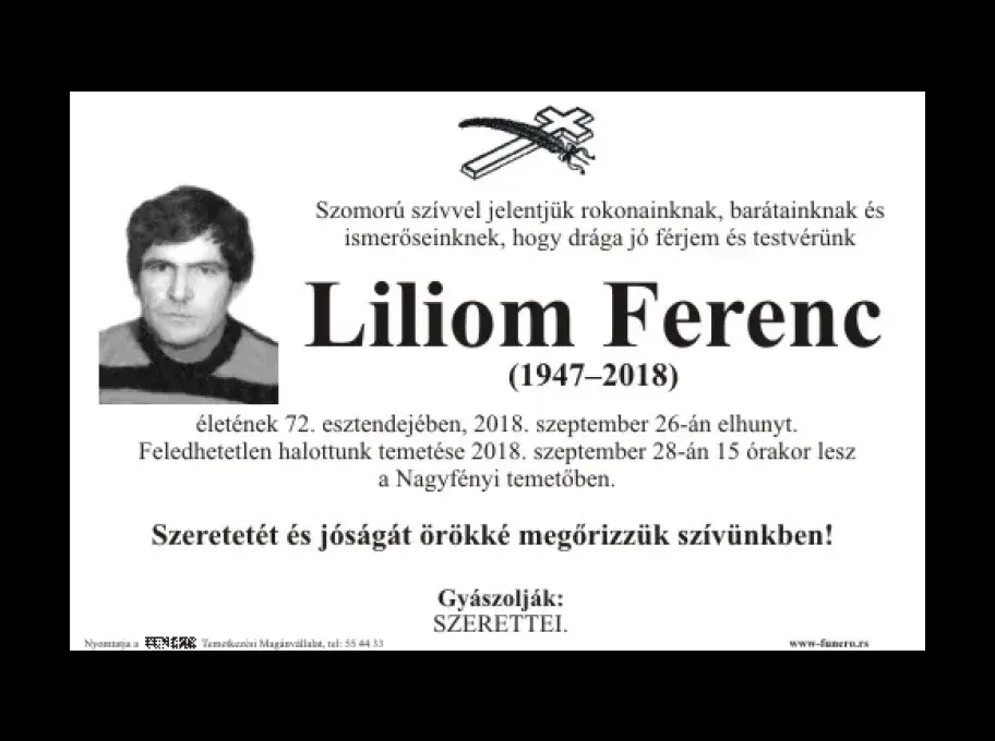 Liliom Ferenc