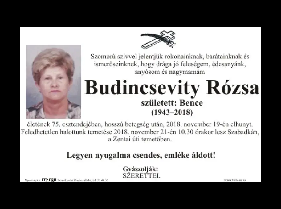Budincsevity Rózsa