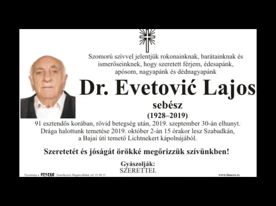 Evetović Lajoš