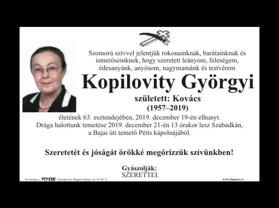 Kopilovity Györgyi