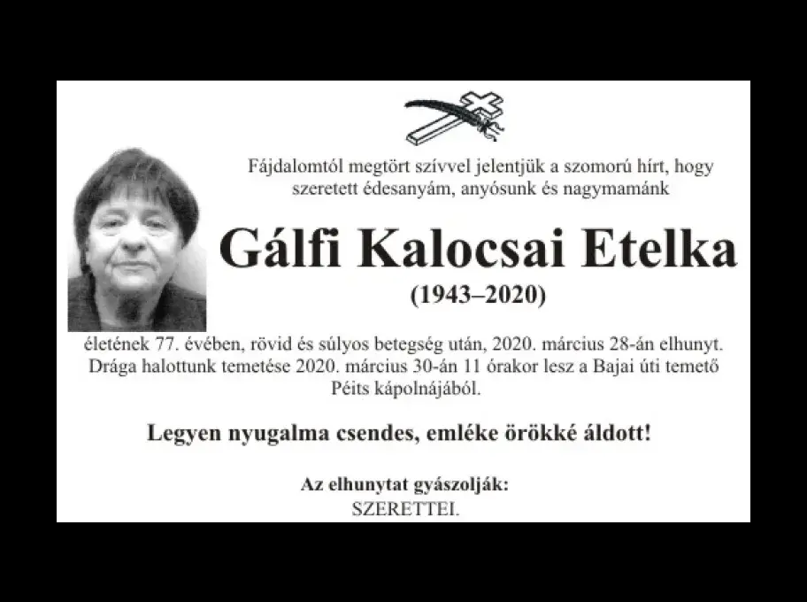 Gálfi Kalocsai Etelka