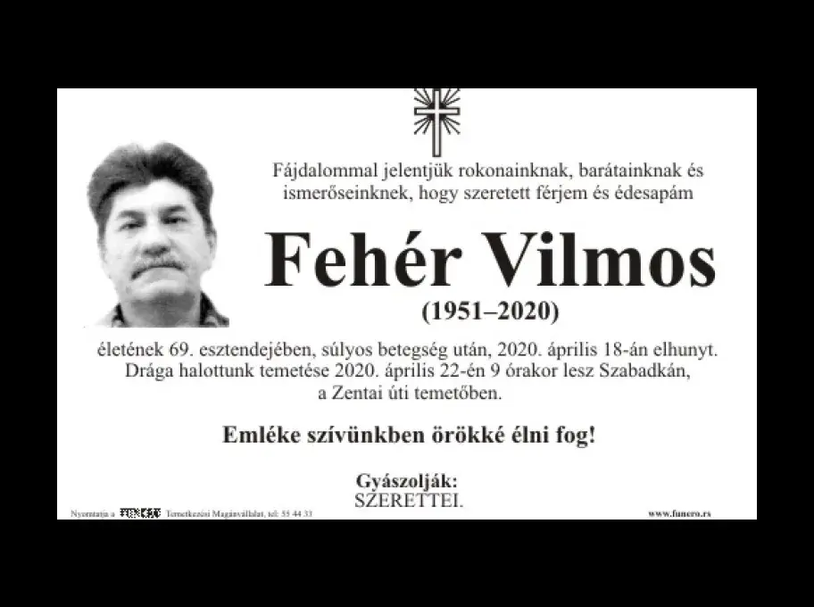 Fehér Vilmos