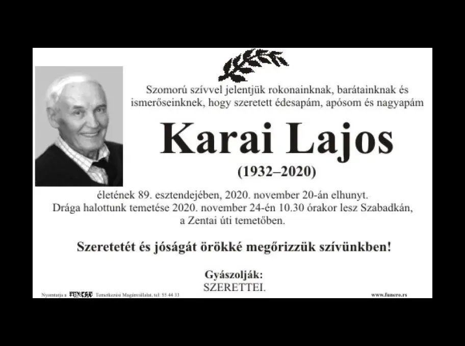 Karai Lajos