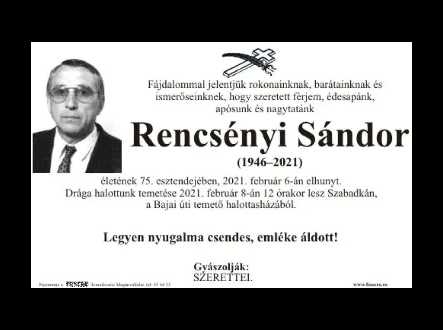 Rencsényi Sándor