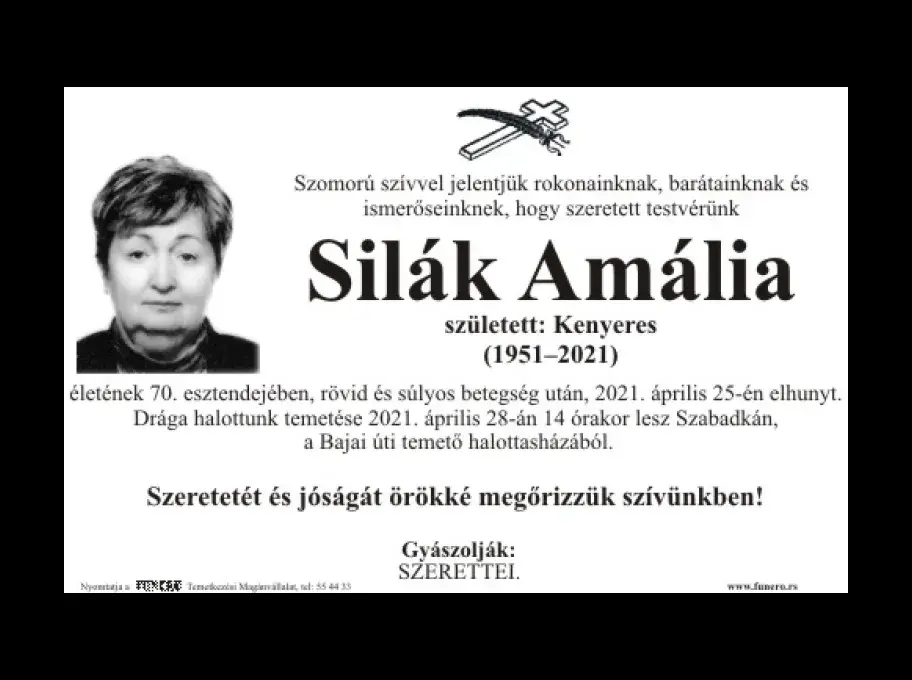 Silák Amália