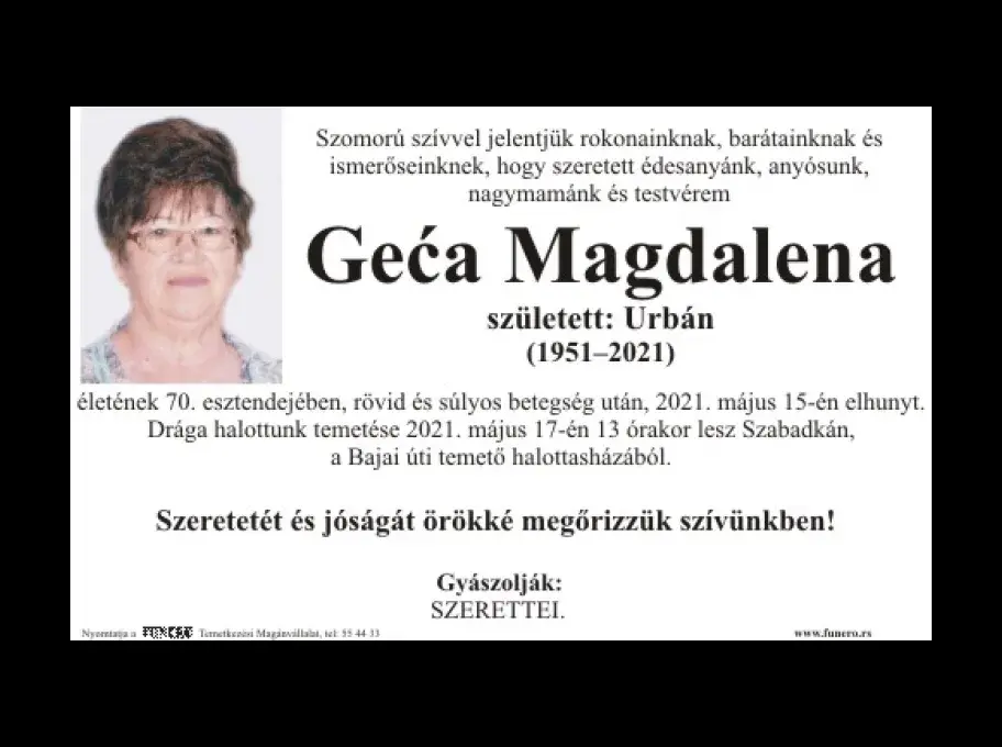 Geća Magdalena