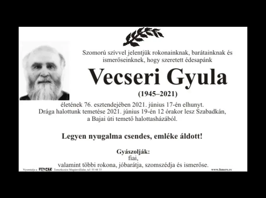 Vecseri Gyula