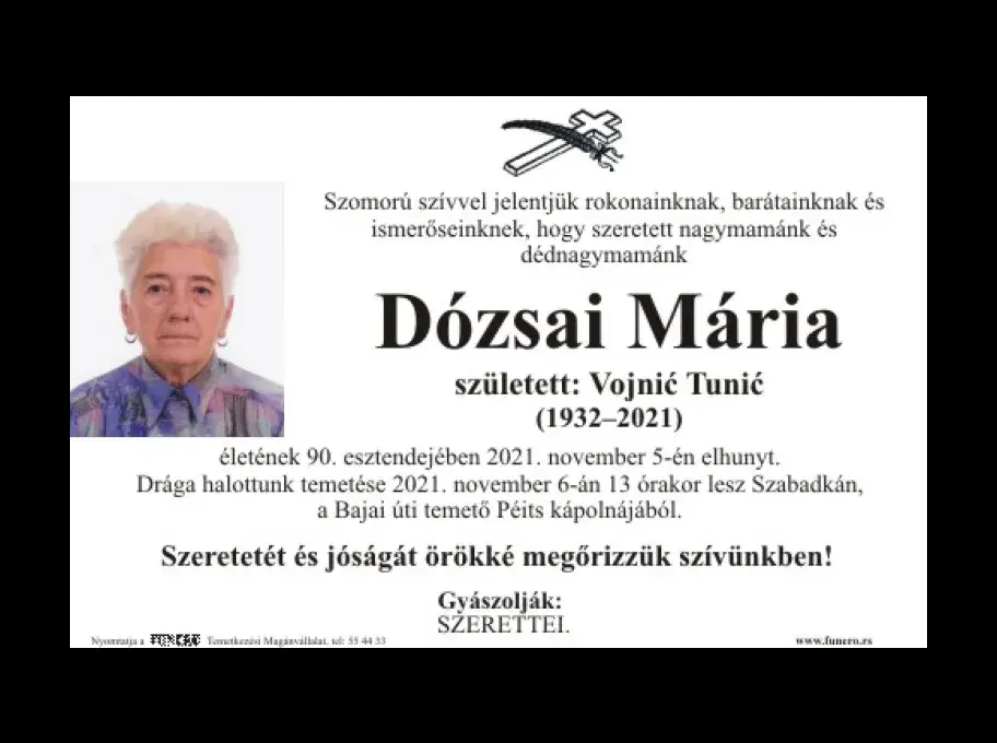 Dózsai Mária