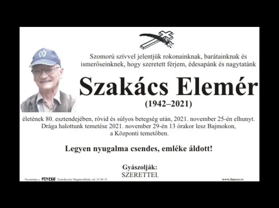 Szakács Elemér