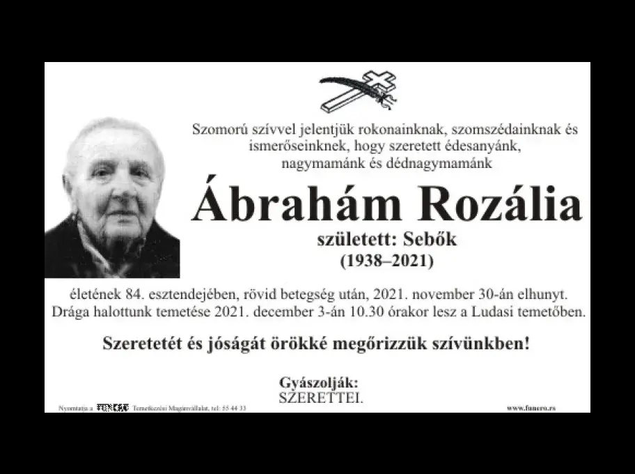 Ábrahám Rozália
