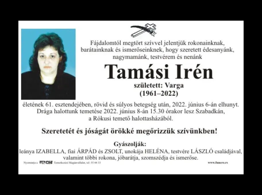 Tamási Irén