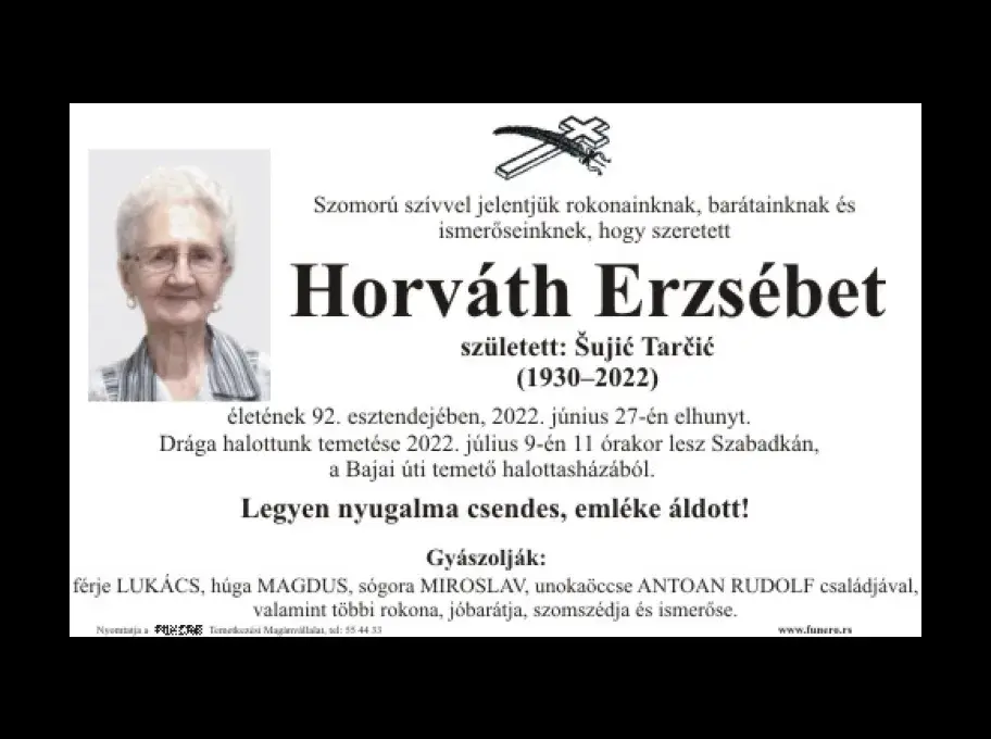 Horváth Erzsébet
