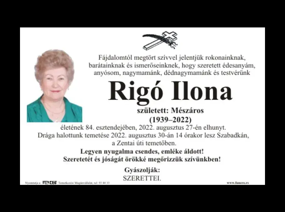 Rigó Ilona