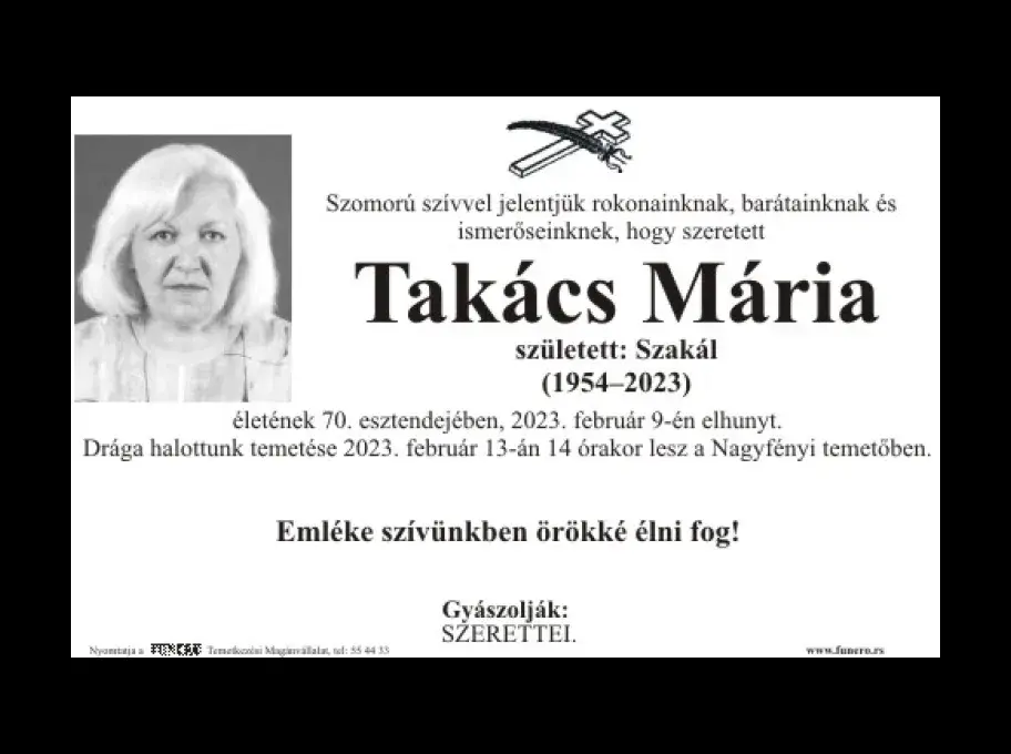Takács Mária