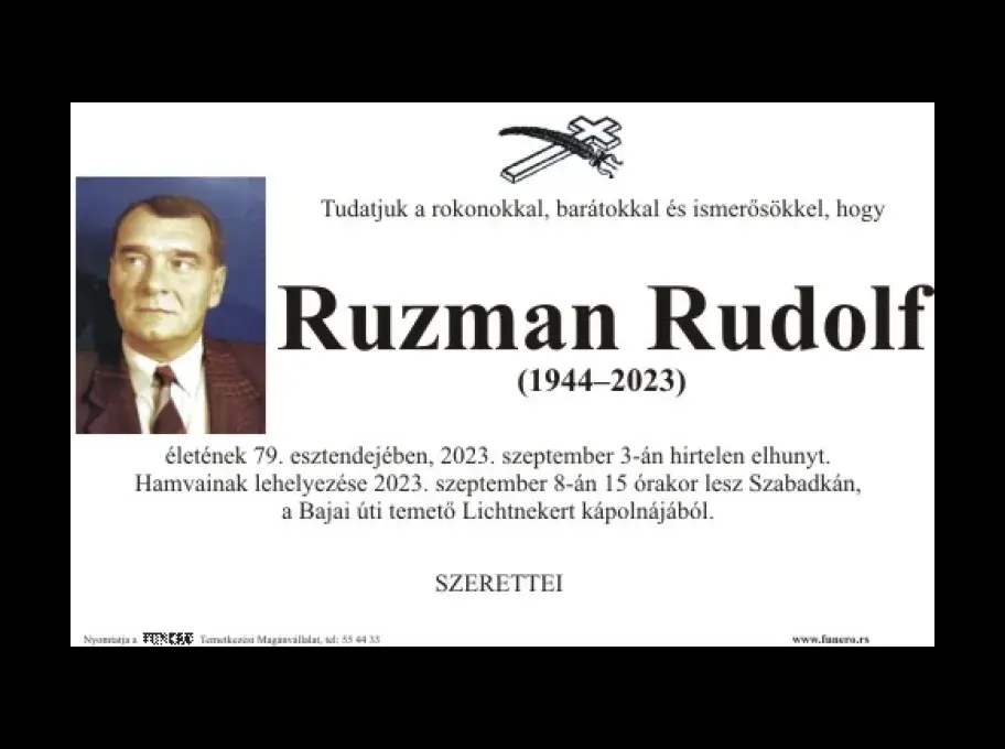 Ruzman Rudolf