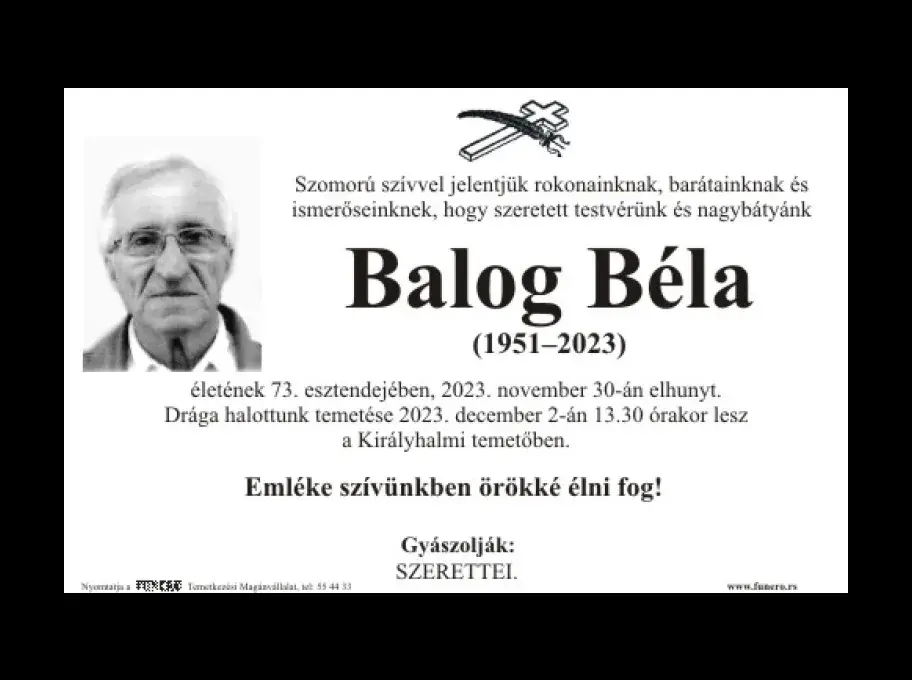 Balog Béla