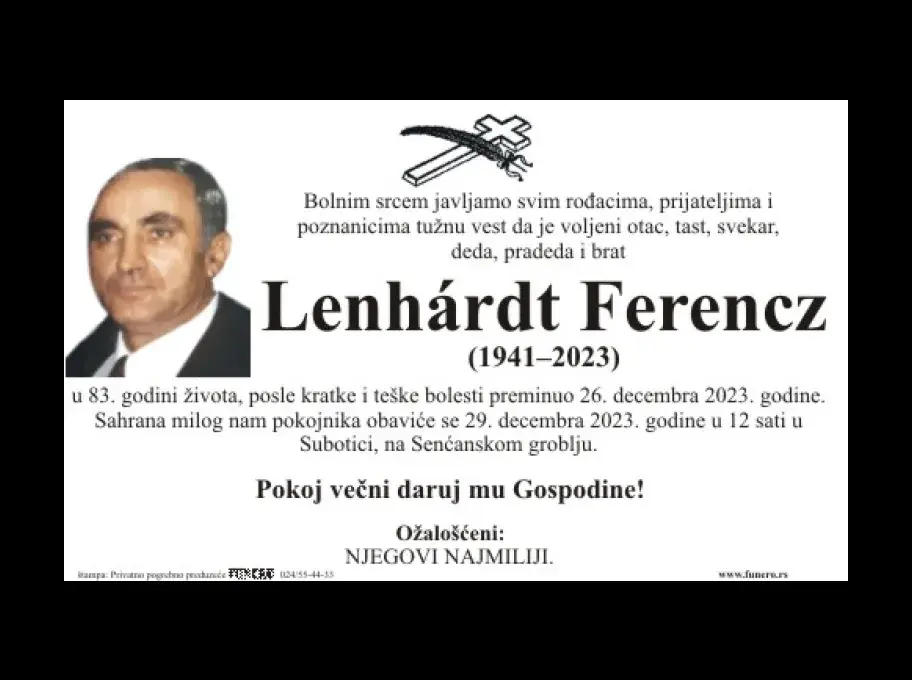 Lenhárdt Ferenc