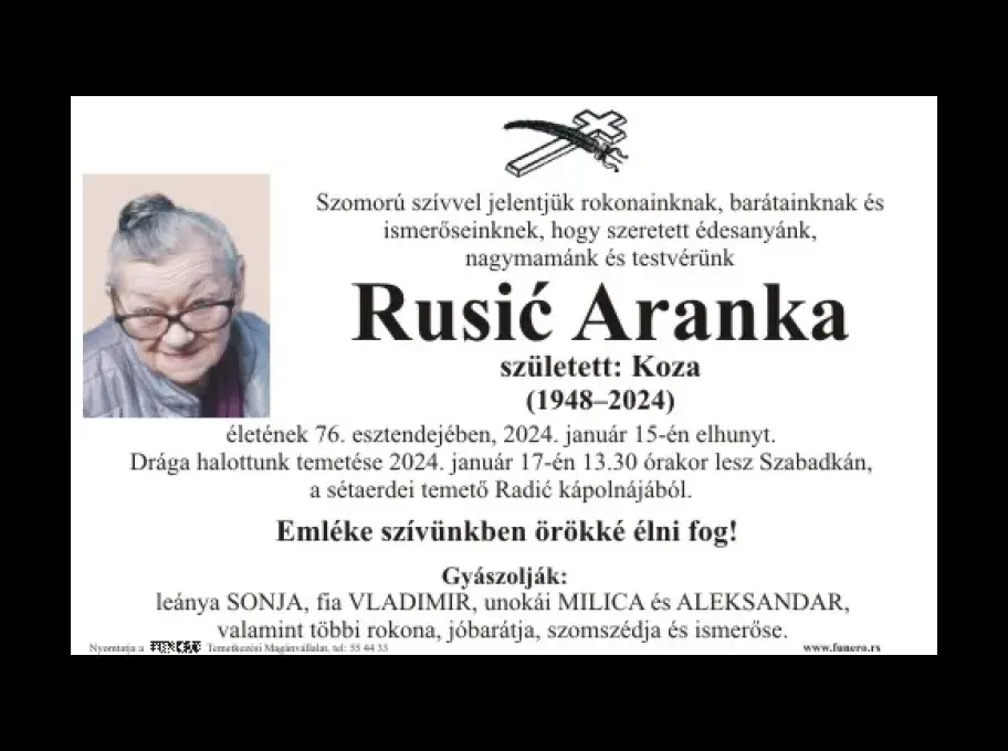 Rusić Aranka