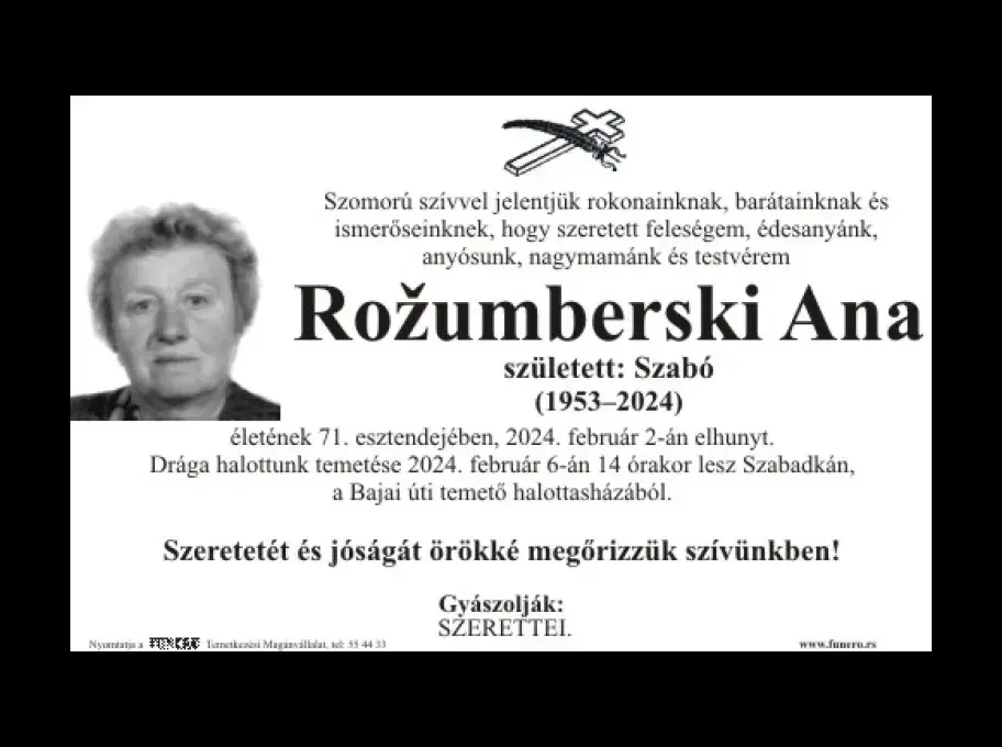 Rožumberski Ana