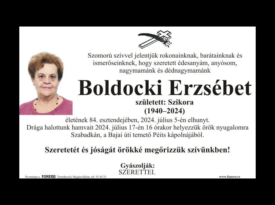 Boldocki Erzsébet