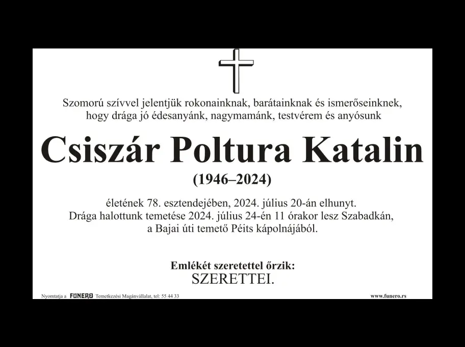 Csiszár Poltura Katalin