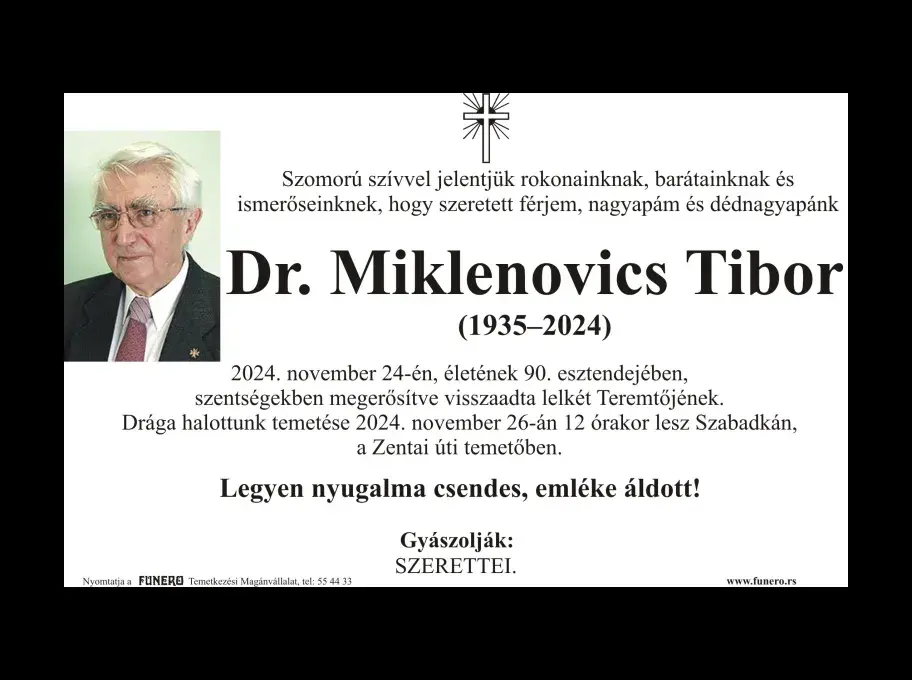 Miklenovics Tibor