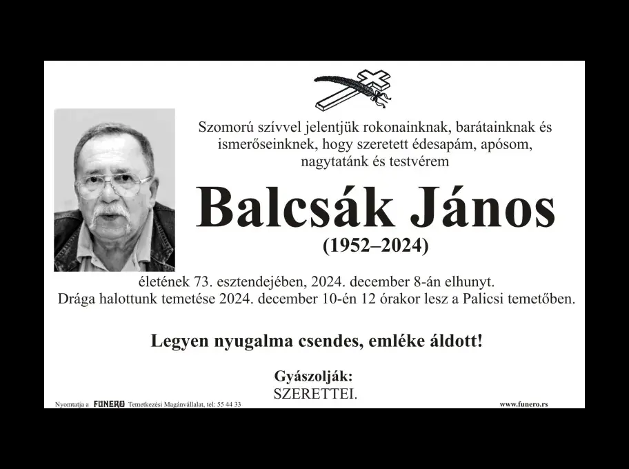 Balcsák János