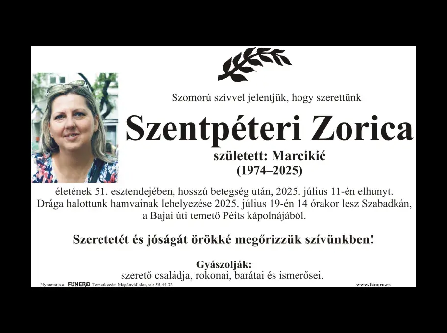 Szentpéteri Zorica