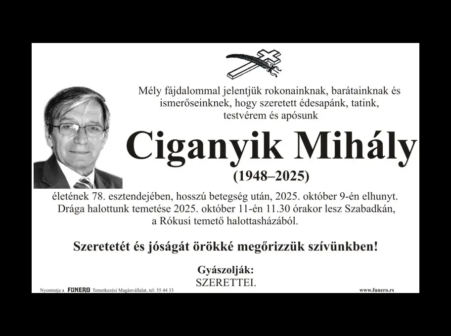 Ciganyik Mihály