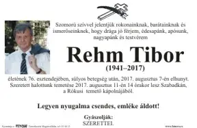 Rehm Tibor