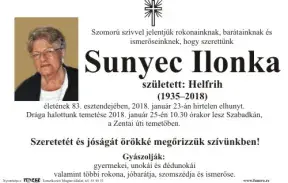 Sunyec Ilonka