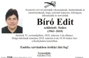 Bíró Edit