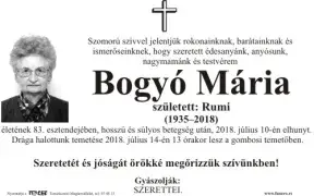 Bogyó Mária