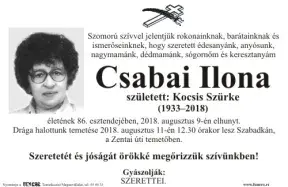 Csabai Ilona