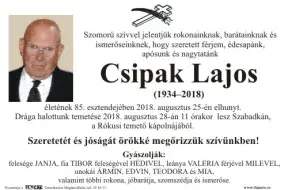 Csipak Lajos