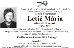 Letić Mária