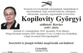 Kopilovity Györgyi