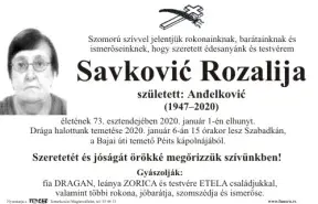 Savković Rozalija