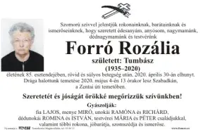 Forró Rozália