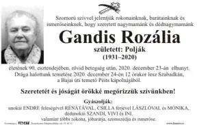 Gandis Rozália